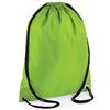 Lime green drawstring bag